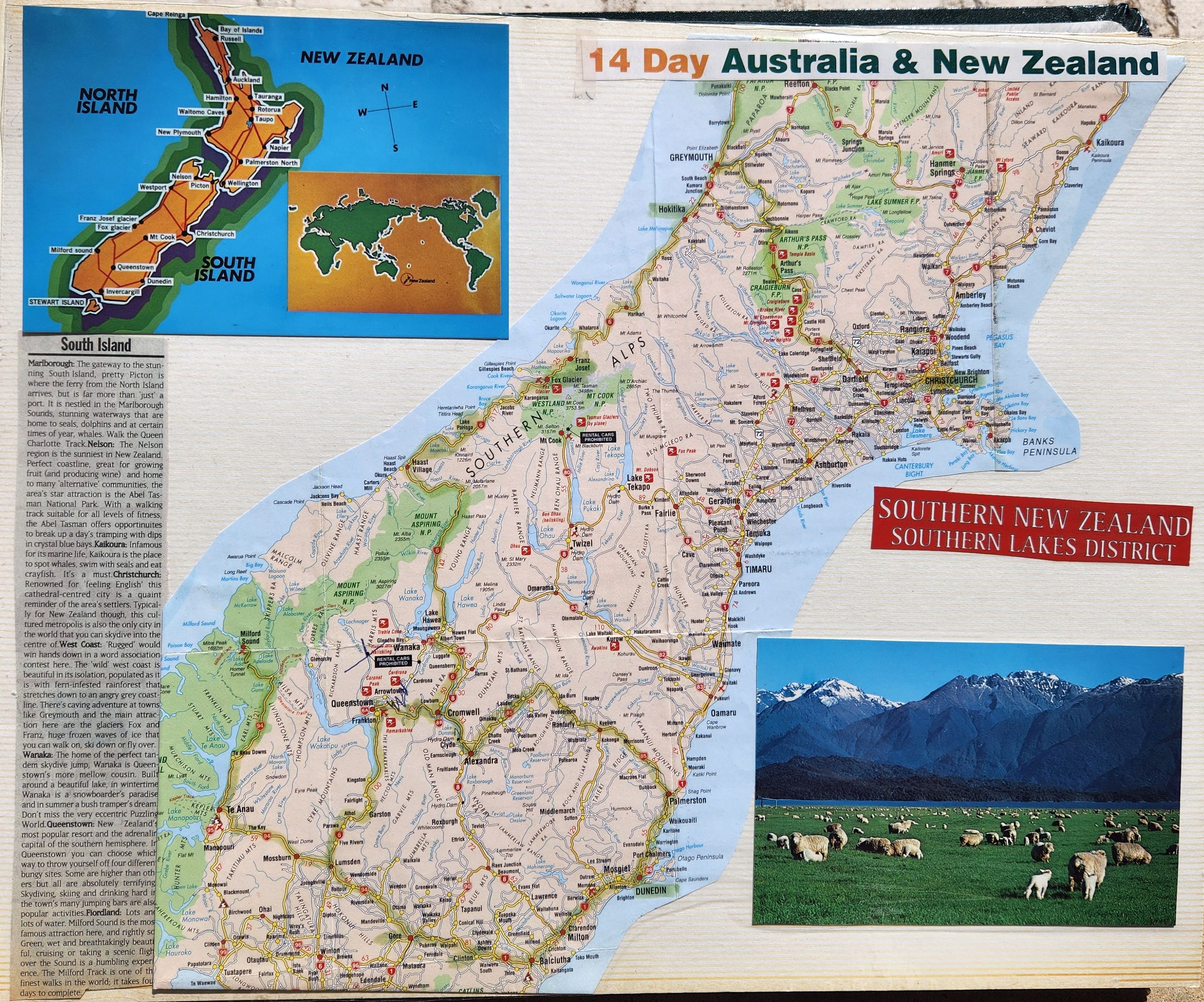 1999 Suzanna Travels to New Zealand