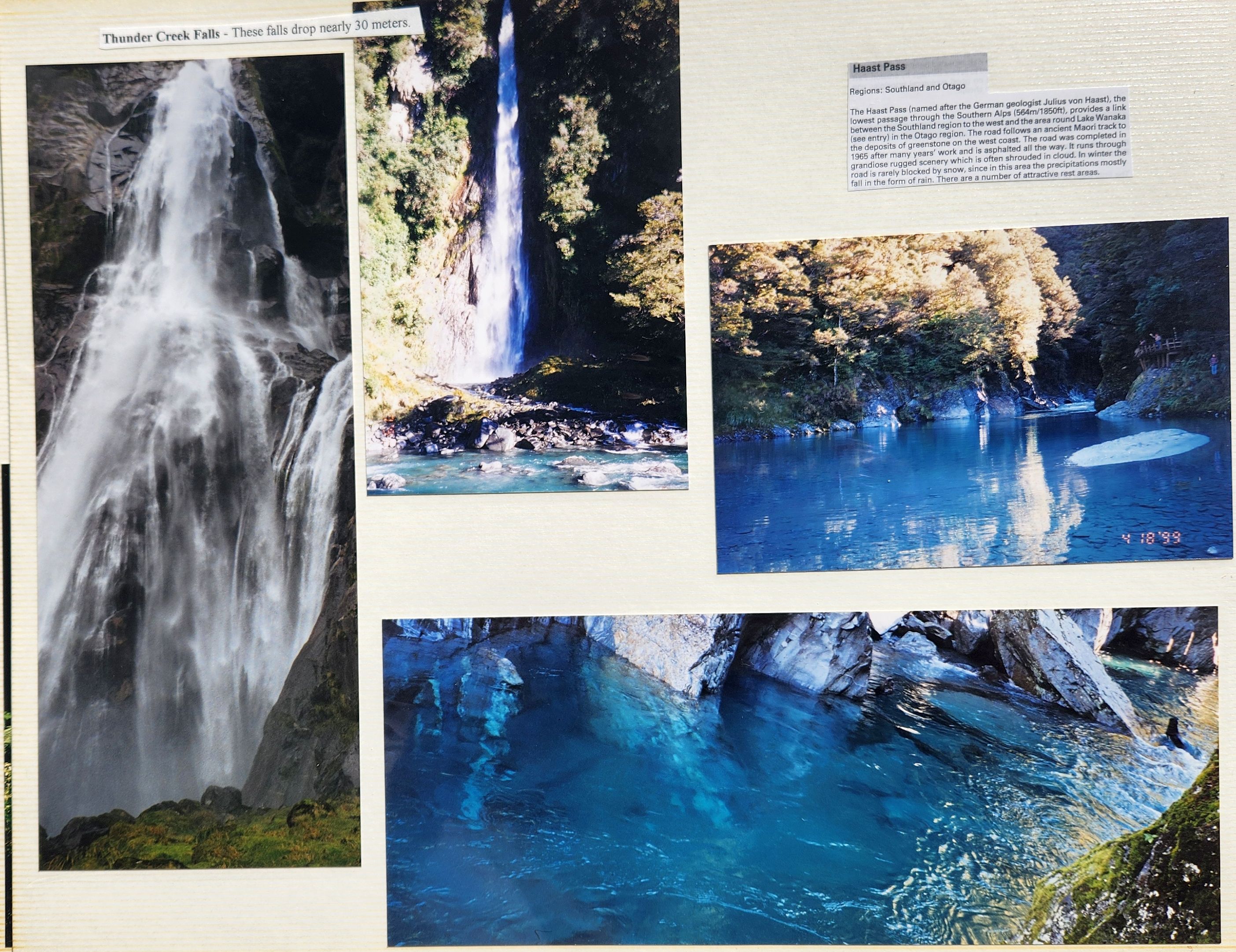 1999 Suzanna Travels to New Zealand