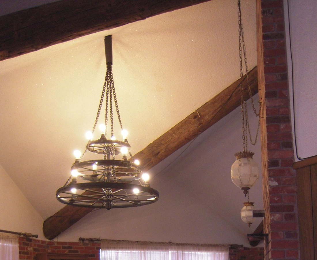 White Octagon House Inside