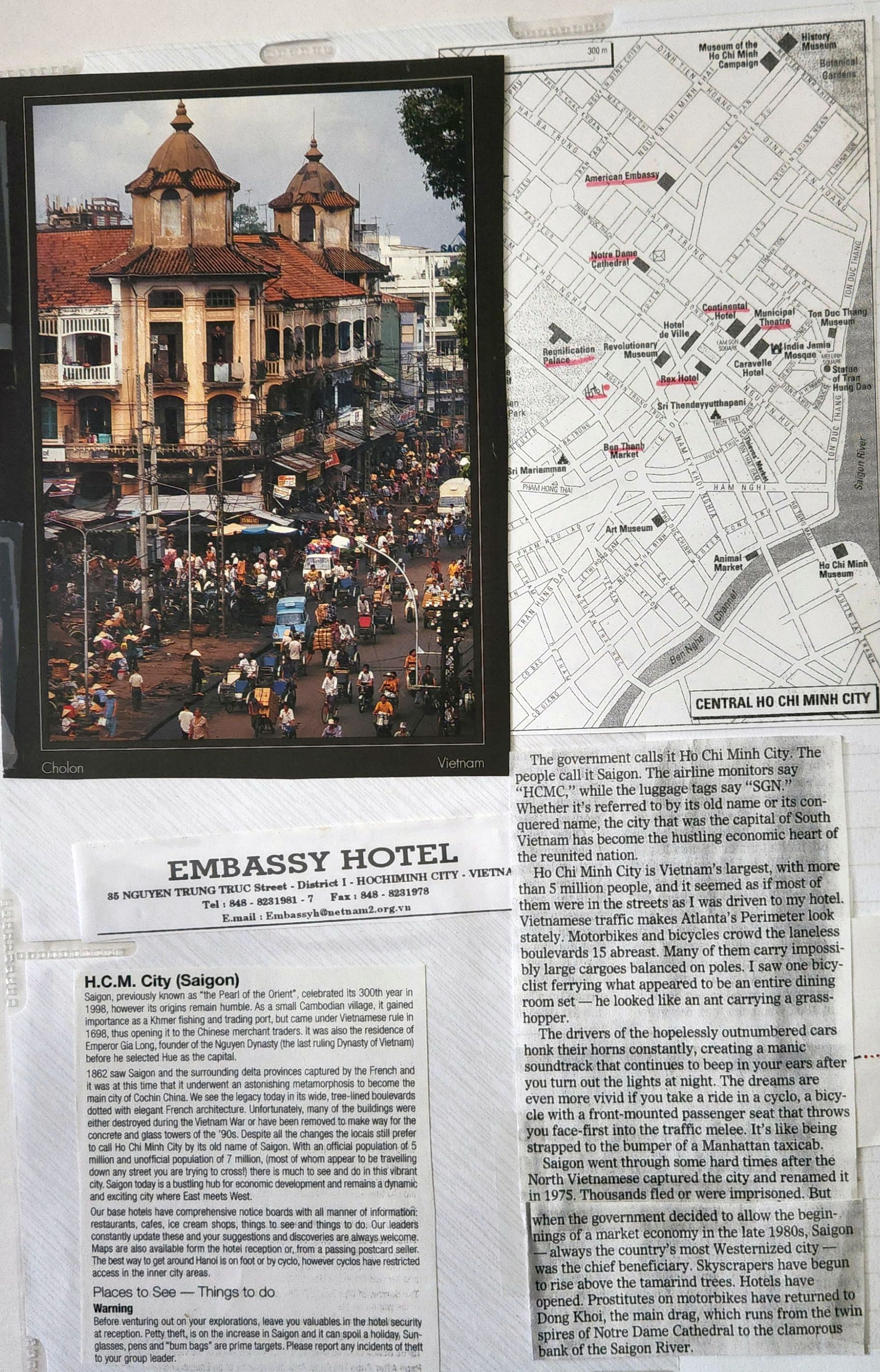 2001 Suzanna Travels to Vietnam and Cambodia