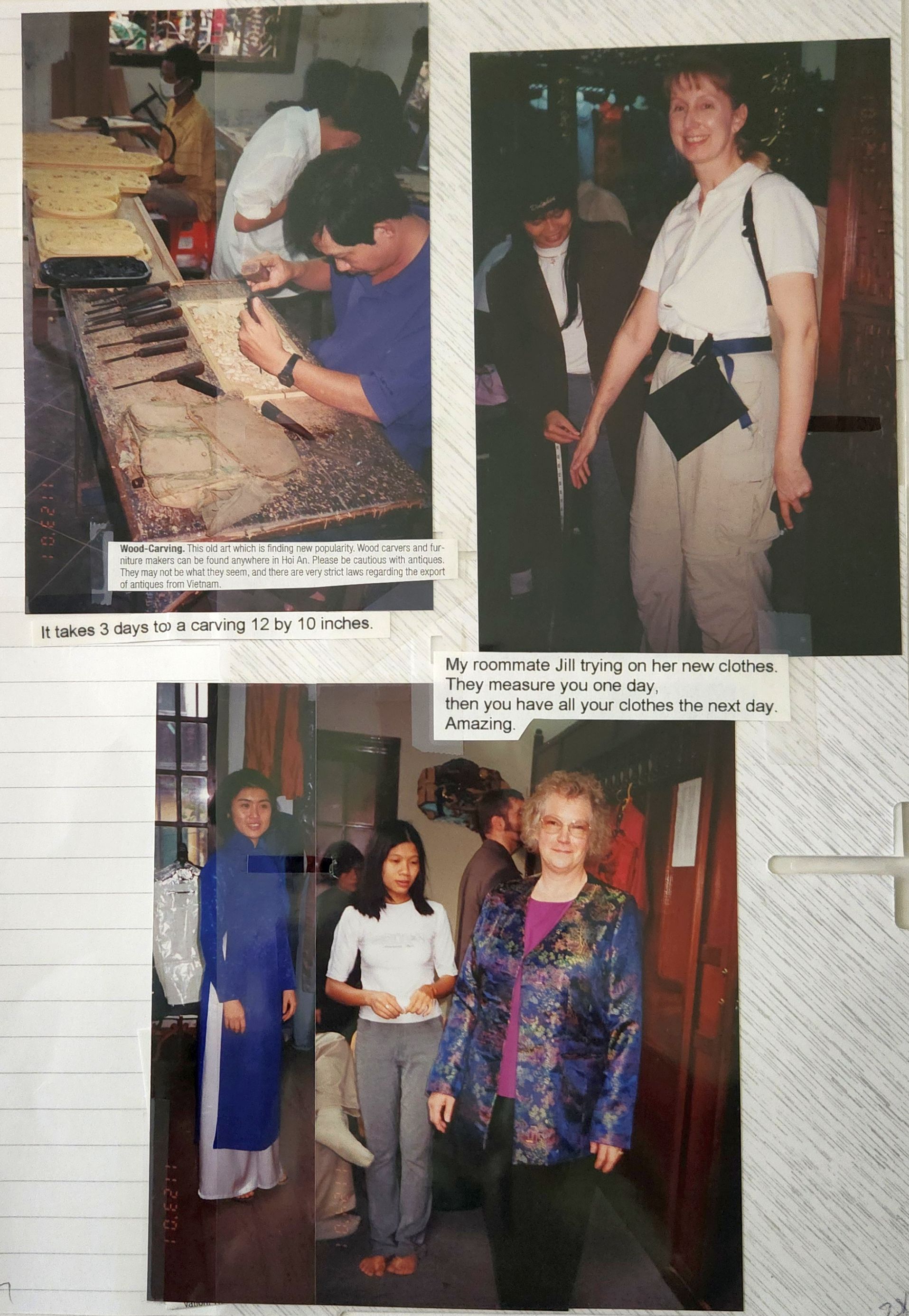 2001 Suzanna Travels to Vietnam and Cambodia